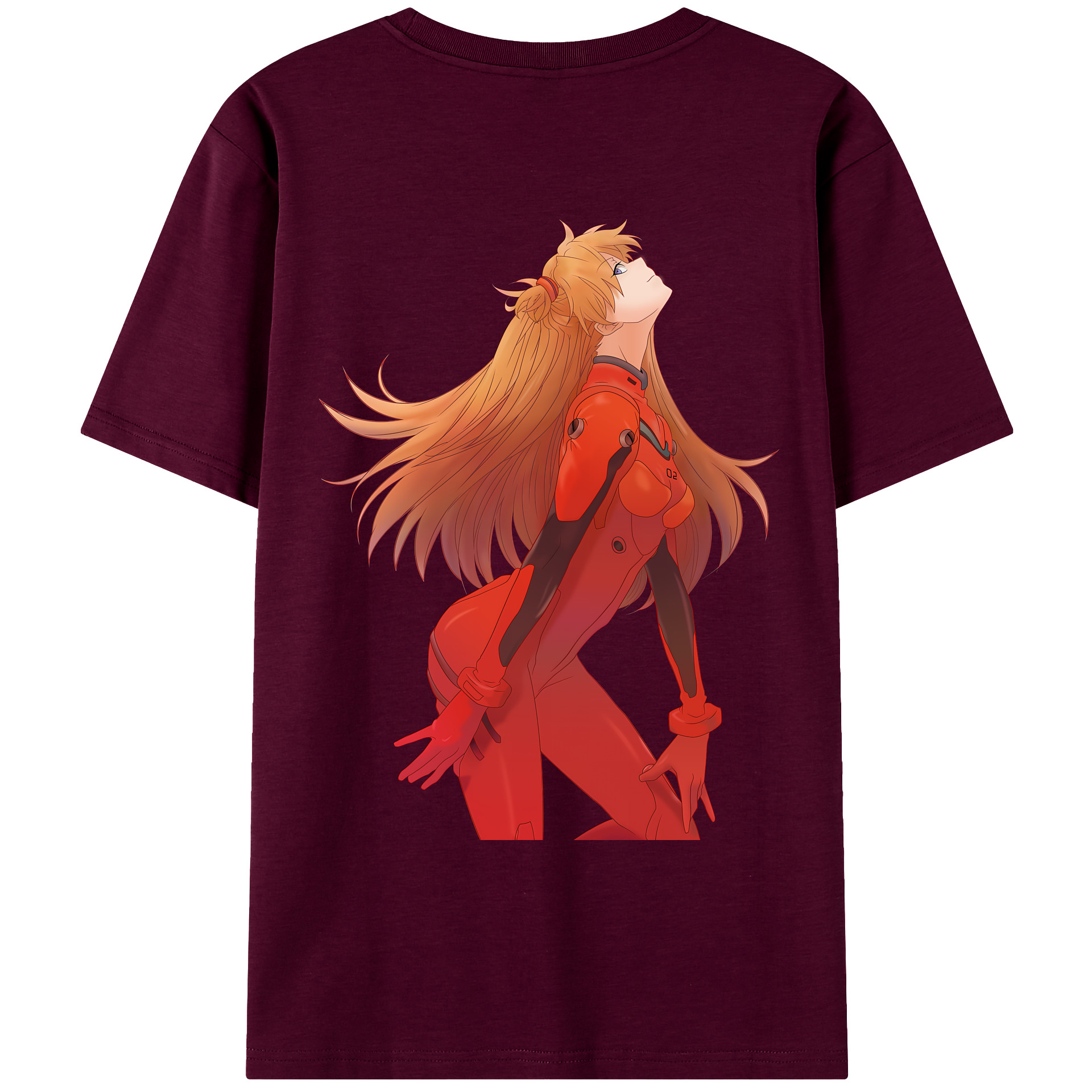 （画像用） EVA 新世紀エヴァンゲリオン レディース半袖Tシャツ(バックプリント)